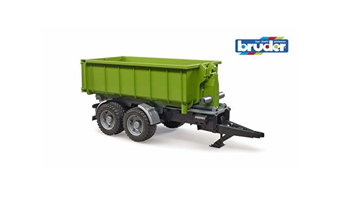 BRUDER hook lift trailer for tractors - 02035