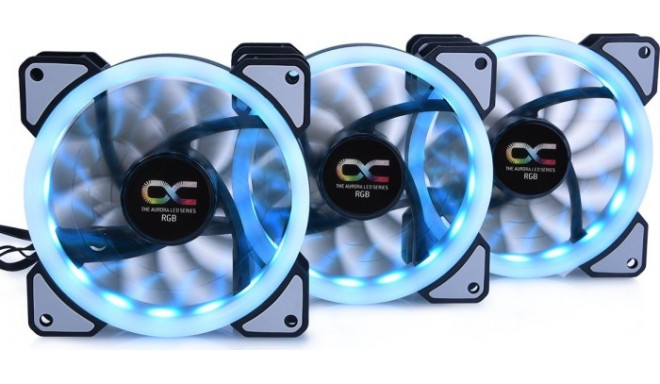 Alphacool Eiszyklon Aurora LUX Digital RGB - 3 Kit 120x120x25mm, case fan (3-pack, including digital