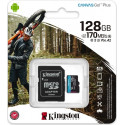 Kingston mälukaart microSDXC 128GB Canvas Go! Plus UHS-I (U3) A2 Class 10 V30