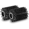 Kärcher brush roller stone surfaces for PCL 4 (black, 2 pieces)