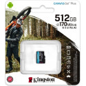 Kingston mälukaart microSDXC 512GB Canvas Go! Plus UHS-I (U3) A2 Class 10 V30