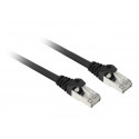 Sharkoon patch network cable SFTP, RJ-45, with Cat.7a raw cable (black, 3 meters)