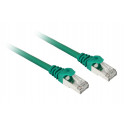 Sharkoon patch network cable SFTP, RJ-45, with Cat.7a raw cable (green, 2 meters)