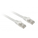 Sharkoon patch network cable SFTP, RJ-45, with Cat.7a raw cable (white, 1 meter)
