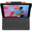 DE Layout - Logitech Slim Folio for iPad 7th + 8th Gen black - 920-009474