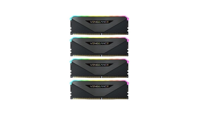 Corsair DDR4 - 32GB - 3600 - CL - 18 VengeanceRGBRT Quad Kit black