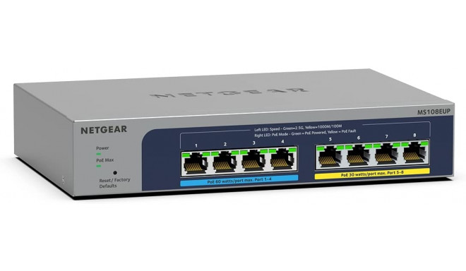 Netgear MS108EUP GE / EPS / PoE ++ / 8 - Ultra60 PoE ++