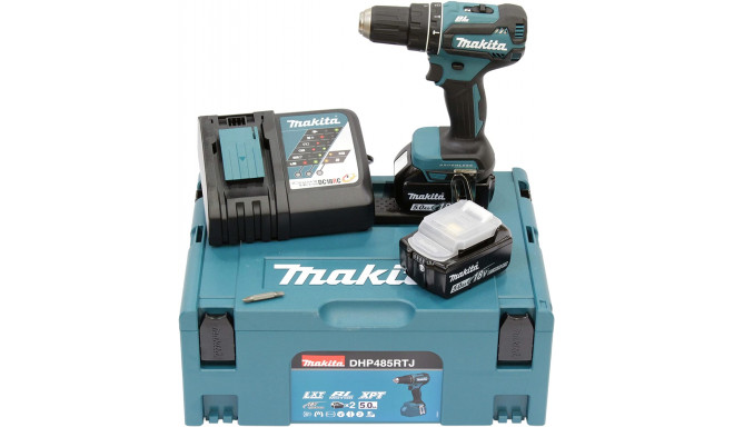 Makita cordless hammer drill DHP485RTJ 18V