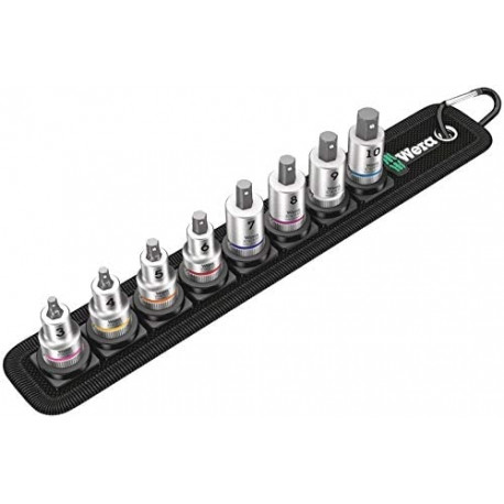 Wera Zyklop bit socket set Belt B2 - 3/8 drive