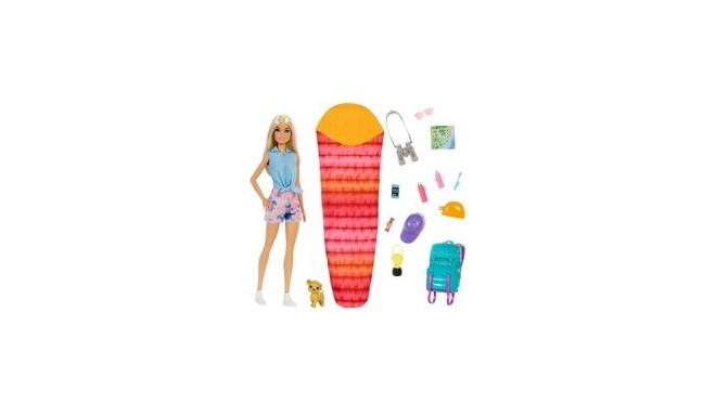 Barbie It takes two! Camping playset - Malibu doll, puppy and accessories