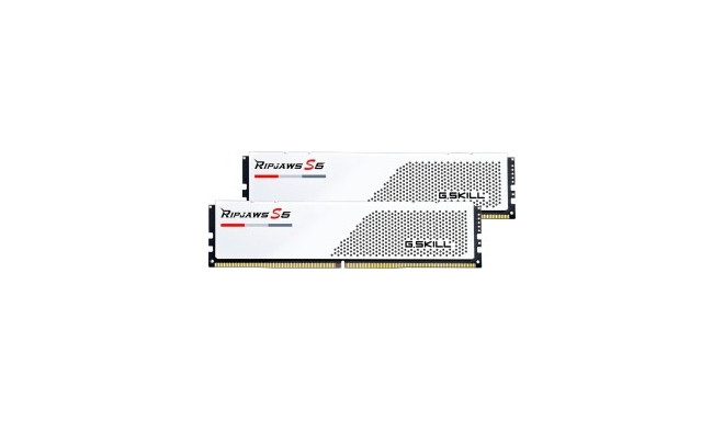 G.Skill DDR5 - 32GB - 5200 - CL - 36 Ripjaws S5 white Dual Kit - F5-5200J3636C16GX2-RS5W