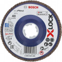 Bosch X-LOCK serrated lock washer X571 Best for Metal, O 125mm, grinding disc (K80, straight version