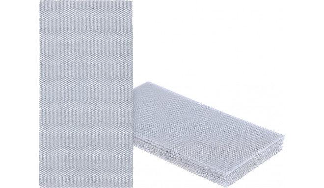 Bosch Expert M480 grid structure sanding sheet set 93 x 186mm, K80 / 120 / 180 (10 pieces, for orbit