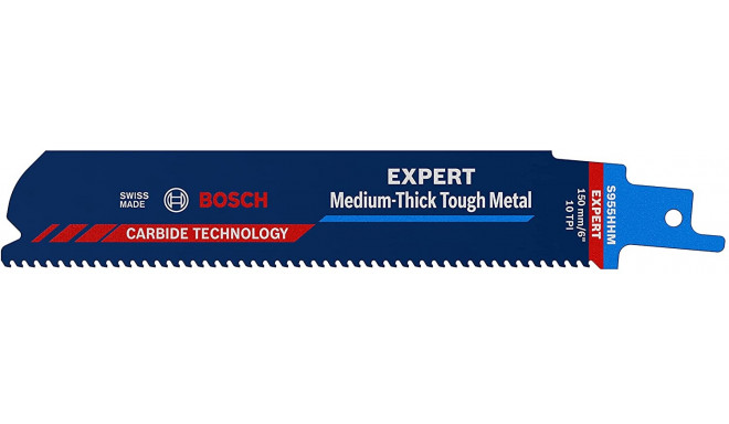 Bosch Expert saber saw blade 'Medium-Thick Tough Metal' S 955 HHM (length 150mm)