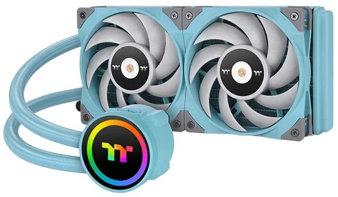 Thermaltake TOUGHLIQUID 240 ARGB Sync All-In-One Liquid Cooler Turquoise 240mm, water cooling (turqu