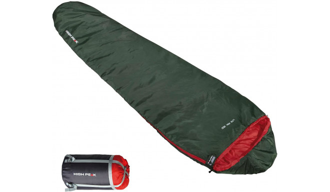 High Peak Lite Pak 800, sleeping bag (green/red)
