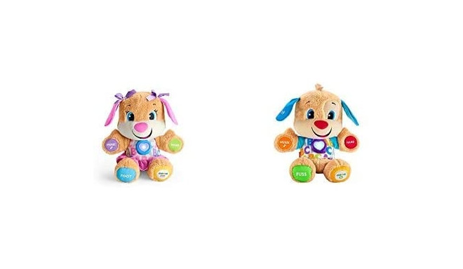 Fisher-Price Learning fun dog friend, cuddly toy (multicolored/light brown)