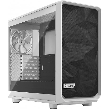 Fractal Design Meshify 2 Lite White TG Clear, Tower Case (White)