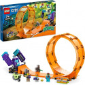 LEGO 60338 City Stuntz Chimpanzee Stunt Looping Construction Toy (Action Toy with Ramp, Stunt Bike a