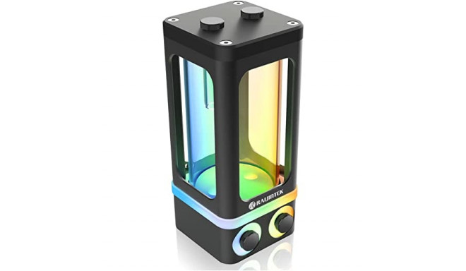 RAIJINTEK ANTILA PURE R100A, pump (black/transparent, reservoir/pump combo)