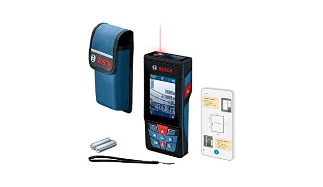 Bosch Laser rangefinder GLM 150-27 C Professional (blue/black, range 100m, red laser line)