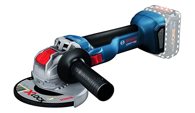 Bosch X-LOCK cordless angle grinder GWX 18V-10 Professional solo, 18V (blue/black, without battery a