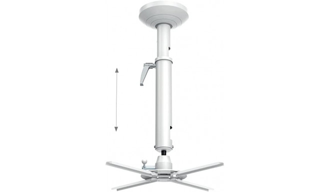 HAGOR Beamfix II 520 - 600 mm, ceiling mount (white)