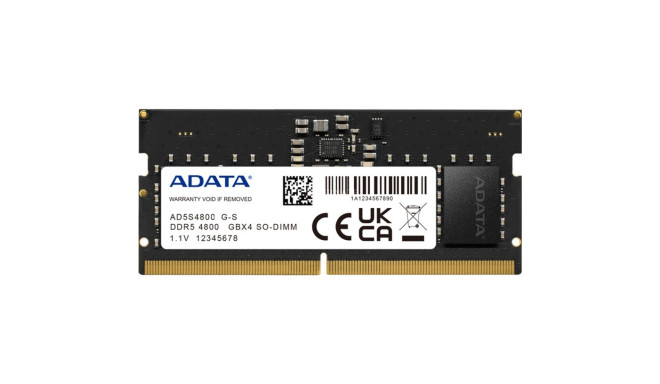 ADATA DDR5 32GB - 4800 - CL - 40 - ECC - SO-DIMM - AD5S480032G-S - Premier - black