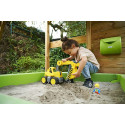 BIG Power-Worker excavator + figure, toy vehicle (yellow/grey)