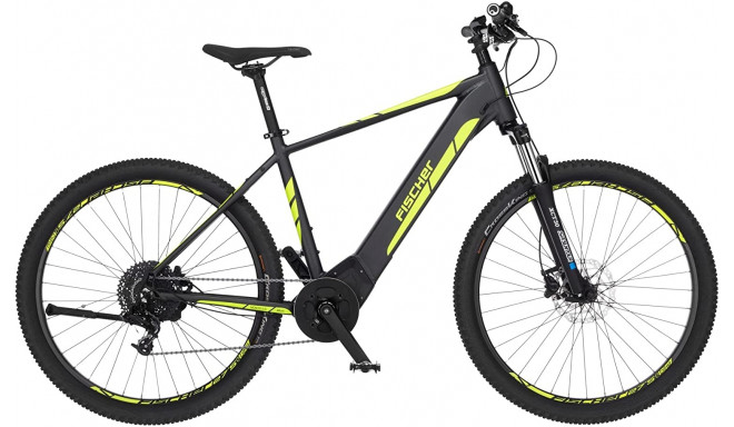 FISCHER Bicycle Montis 5.0i (2022), Pedelec (grey/yellow, 46 cm frame, 29)
