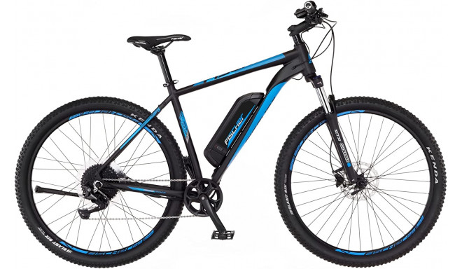 FISCHER Bicycle Montis EM1724.1 (2022), Pedelec (black/blue, 51 cm frame, 29)