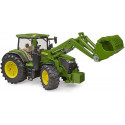 Bruder John Deere 7R 350 with front loader, model vehicle (green)