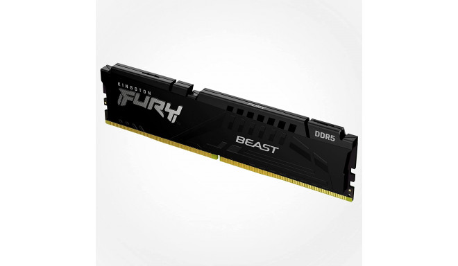 Kingston Fury DDR5 16GB - 5600 - CL - 36 - Single-Kit - DIMM - KF556C36BBE-16, Beast, black