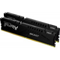 Kingston FURY DDR5 - 32GB - 5600 - CL - 36 - Dual Kit, memory (black, KF556C36BBEK2-32, Fury Beast )