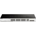 D-Link DGS-1210-24/E, switch (silver/black, 4 gigabit combo ports)