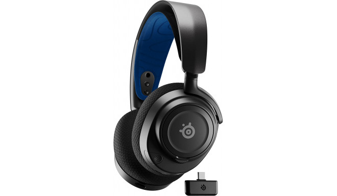 SteelSeries Arctis Nova 7P, gaming headset (black/blue, USB-C, Bluetooth)