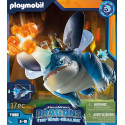 PLAYMOBIL 71082 Dragons: The Nine Realms - Plowhorn & D'Angelo, Construction Toy (With Crystal Rock 