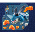 PLAYMOBIL 71082 Dragons: The Nine Realms - Plowhorn & D'Angelo, Construction Toy (With Crystal Rock 