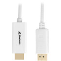 Sharkoon Displayport 1.2 to HDMI 4K White 2m ACTIVE 4Kx2K 60hz cable adapter
