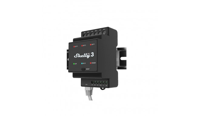 Shelly Pro 3, relay (black, three channels)