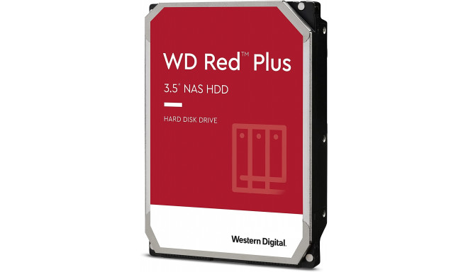 WD Red Plus NAS Hard Drive 6 TB (SATA 6 Gb/s, 3.5", 24/7)