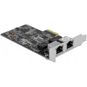 DeLOCK PCI Express x2 Card to 2 x RJ45 2.5 Gigabit LAN RTL8125 LAN Adapter