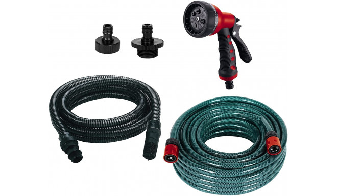 Einhell Pump accessory set suction and pressure side (OFP), 5 pieces, hose (20 meters, with garden s