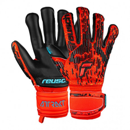 Reusch Attrakt Freegel Gold Evolution Cut Jr 5370135-3333 Goalkeeper Gloves (10)