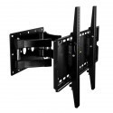 4World Double Arm Wall Mount for LCD 30''-79'', tilt/swivel, max load 60kg BLK