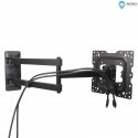 4World Wall Mount for LCD 15-43'' VESA 100/200 tilt/swivel  load 40kg BLK