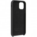 Audi silikonové pouzdro iPhone 11 / Xr 6,1" černo/černé pevné pouzdro AU-LSRIP11-Q3/D1-BK