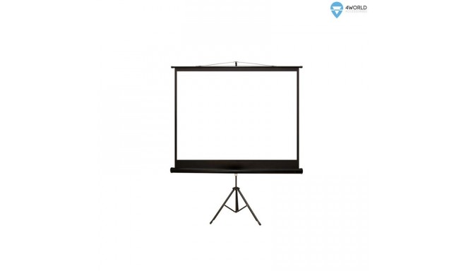 4World Projection screen with stand 145x110 (72'',4:3) Matt White