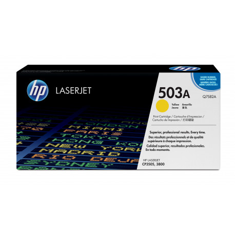 Tooner HP Q7582A yellow 6000lk@5% Color LaserJet CP3505, CP3505dn, CP3505n, CP3505x, 3800
