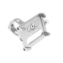 Bike holder GUB G85 silver for mobile phone Metal